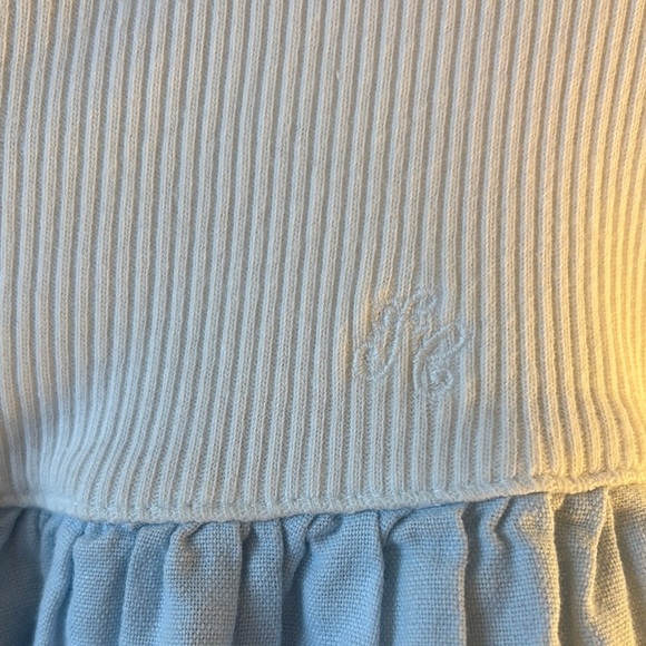 Tartine et Chocolat White and Blue Casual Sundress - Picture 2 of 5